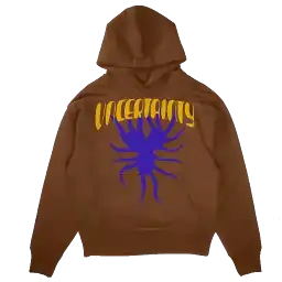 hoodie with screen printed design